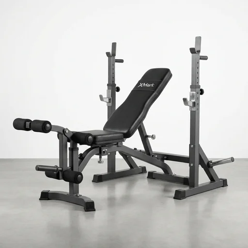 XMark Adjustable Olympic Weight Bench view 3